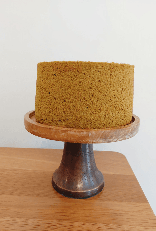 Gâteau nuage au matcha entier